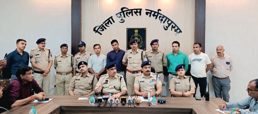 नर्मदापुरम पुलिस की बड़ी सफलता: 11 दिन में चेन स्नेचिंग का नाबालिग आरोपी गिरफ्तार, दो फरार